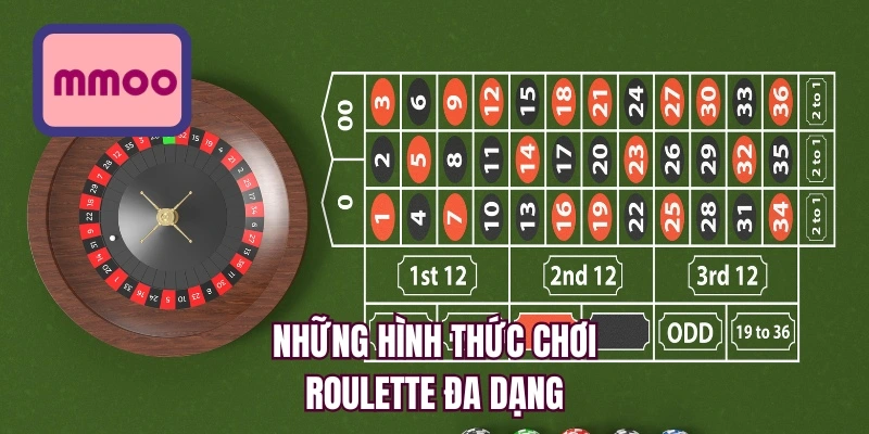 Những hình thức chơi roulette đa dạng